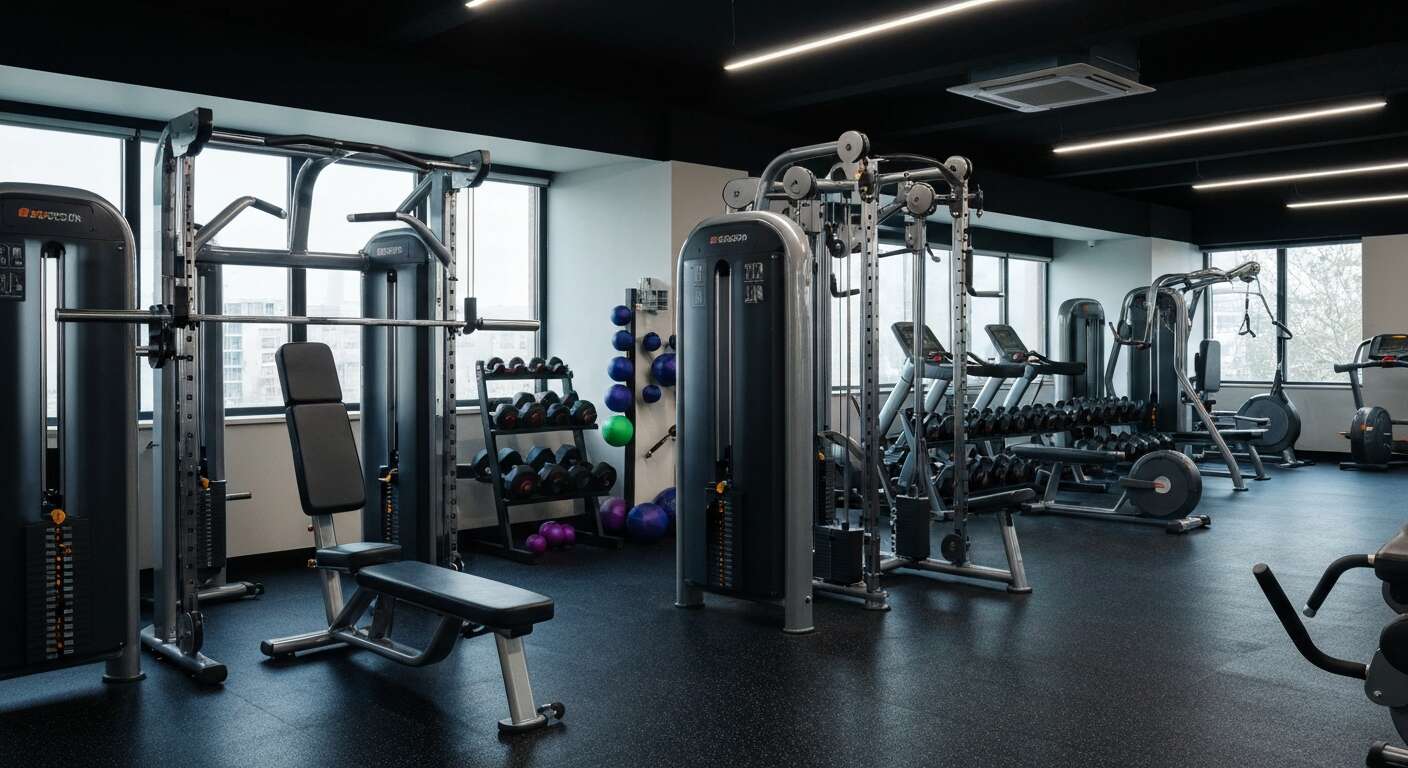 Mat&eacute;riel et environnement de salle : machines, racks, accessoires