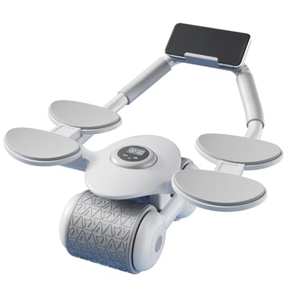 Test : pafal roue abdominale à rebond automatique, 4 coudières