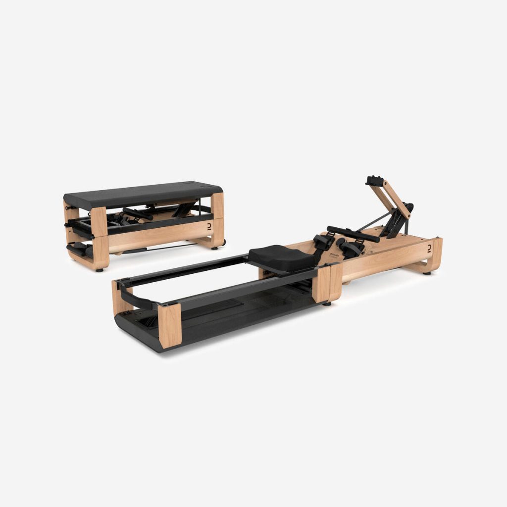 Test du rameur Decathlon woodrower : banc 3 en 1 connecté